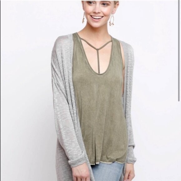 Free People • We the Free Green Caged Tank Top - Picture 11 of 11